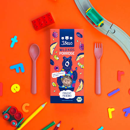 Porridge "Wild Kids" Fruchtfeierei 3Bears