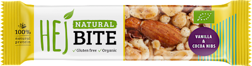 Nussriegel, Vanille & Kakao Nibs HEJ