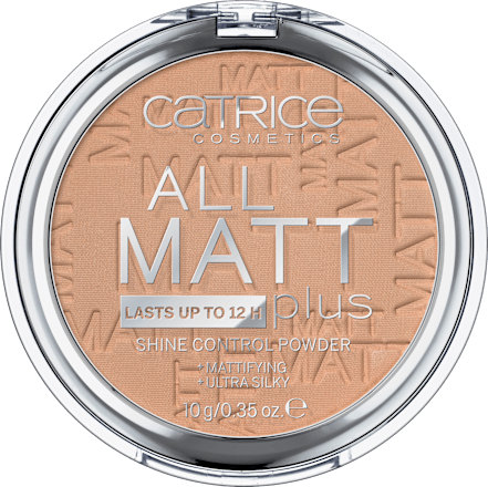 Kompaktni puder All Matt Plus Shine Control, 030 Warm Beige CATRICE