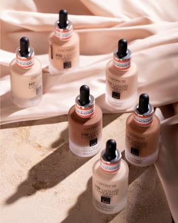 HD Liquid Coverage tečni puder – 40 Warm Beige CATRICE