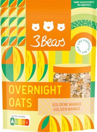 Porridge Overnight Oats Mango 3Bears