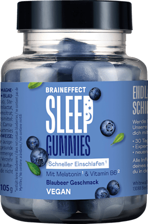 Sleep Gummies Blaubeere 30 St BRAINEFFECT