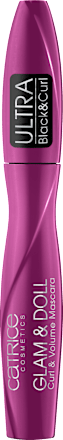 Maskara Ultra black & Ultra Curl, črna CATRICE