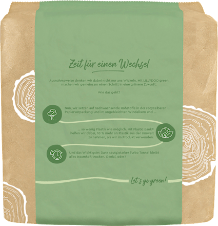 Windeln green Gr. 3, 6- 10kg Lillydoo green