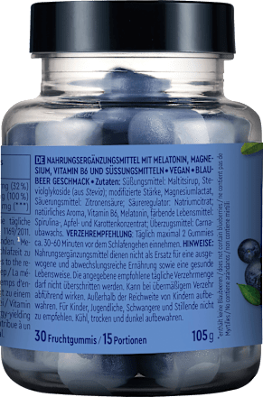 Sleep Gummies Blaubeere 30 St BRAINEFFECT