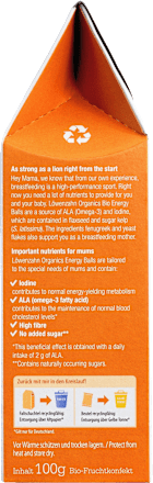 Energy Balls für Stillende mit Dattel & Aprikose Löwenzahn Organics