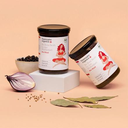 Brühe aus Rind für das Wochenbett Löwenzahn Organics