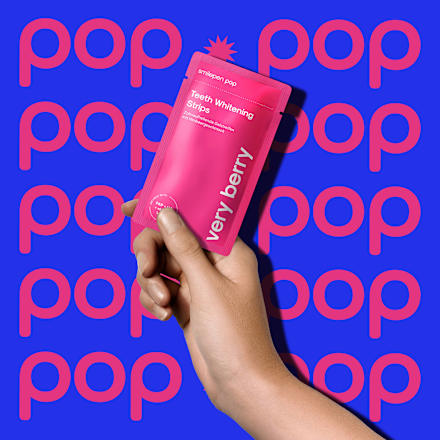 Bleaching Teeth Whitening Strips Very Berry smilepen pop