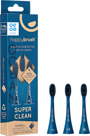 Aufsteckbürsten Super Clean Eco V3 Ocean happybrush