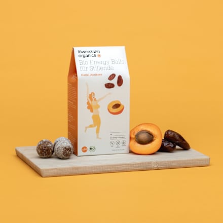 Energy Balls für Stillende mit Dattel & Aprikose Löwenzahn Organics
