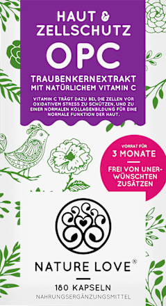 OPC Traubenkernextrakt Kapseln 180 St. Nature Love