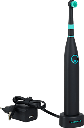 Elektrische Zahnbürste Typ R2 Schwarz happybrush