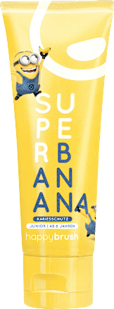 Junior Zahnpasta Super Banana Minions happybrush