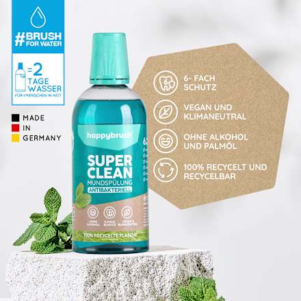 Mundspülung SuperClean happybrush