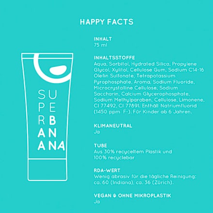 Junior Zahnpasta Super Banana Minions happybrush