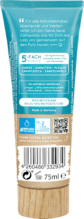Zahnpasta Natural Super Ocean Whitening happybrush