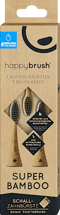 Aufsteckbürsten Super Bamboo happybrush