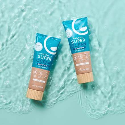 Zahnpasta Natural Super Ocean Whitening happybrush
