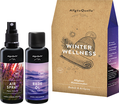 Geschenkset Weihnachten "Winter Wellness" 2tlg AllgäuQuelle