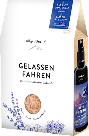 Geschenkset Weihnachten "Gelassen Fahren" 2tlg AllgäuQuelle
