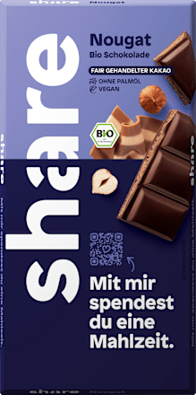 Schokolade Nougat share
