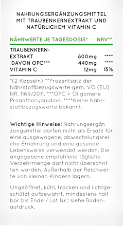 OPC Traubenkernextrakt Kapseln 180 St. Nature Love