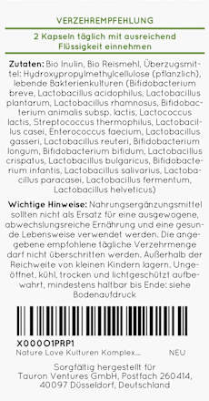 Probiona Kulturenkomplex Kapseln 180 St. Nature Love