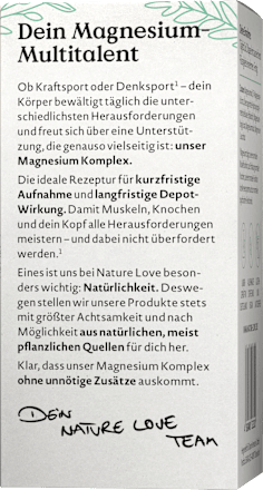 Magnesium Komplex Kapseln  Nature Love