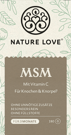 MSM mit Vitamin C Tabletten 180 St Nature Love