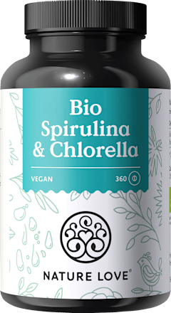 Bio Spirulina & Chlorella Tabletten Nature Love