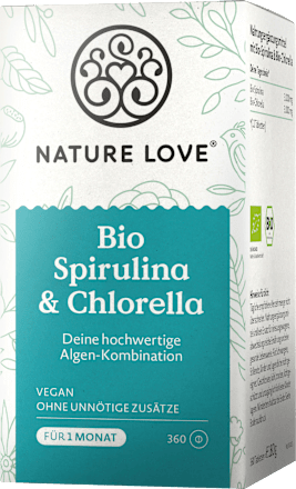 Bio Spirulina & Chlorella Tabletten Nature Love