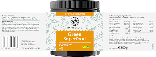Green Superfood Pulver Nature Love