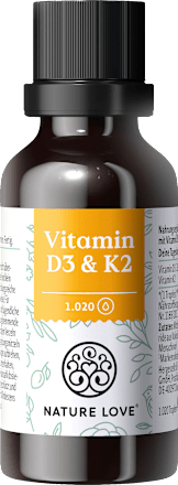 Vitamin D3 & K2 Tropfen Nature Love
