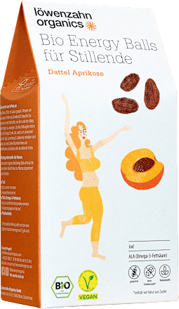 Energy Balls für Stillende mit Dattel & Aprikose Löwenzahn Organics