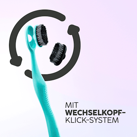 Zahnbürste Eco Change mit Aufsteckbürste Twenty4Tim happybrush