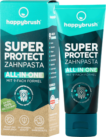 Zahnpasta Super Protect All in One happybrush