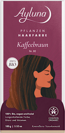 Pflanzen Haarfarbe Nr. 80 Kaffeebraun Ayluna