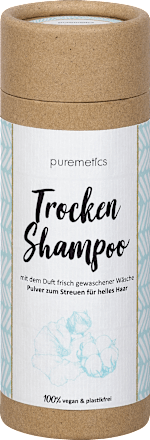 Trockenshampoo frisch gewaschene Wäsche für helles Haar puremetics