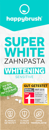Zahnpasta Super White happybrush