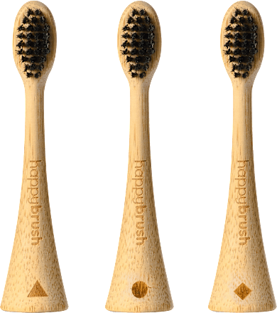 Aufsteckbürsten Bambus weich happybrush