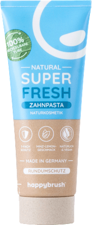 Zahnpasta Natural Super Fresh happybrush