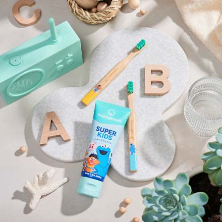 Zahnbürste Kinder Sesamstraße ab 2 Jahren happybrush