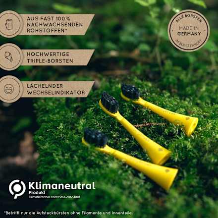 Aufsteckbürsten Eco Minions  happybrush