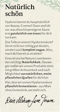 Hyaluron Kapseln 60 St Nature Love