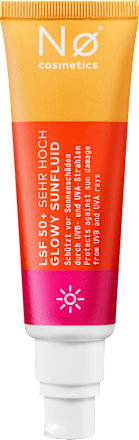 Sonnenfluid Gesicht Glowy LSF 50+ safe today Nø Cosmetics