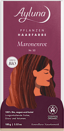 Pflanzen Haarfarbe Nr. 50 Maronenrot Ayluna
