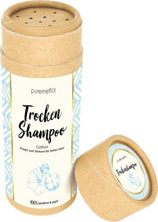 Trockenshampoo frisch gewaschene Wäsche für helles Haar puremetics