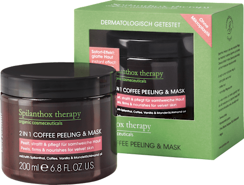 Peeling & Maske 2in1 Coffee  Spilanthox therapy