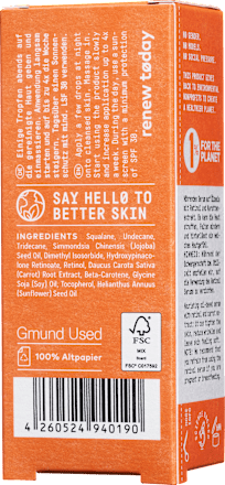 Serum Retinol renew today Nø Cosmetics