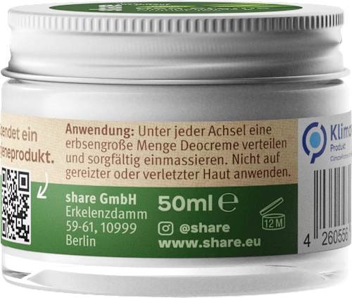 Deo Creme Deodorant Zitronengras & Grüner Tee share